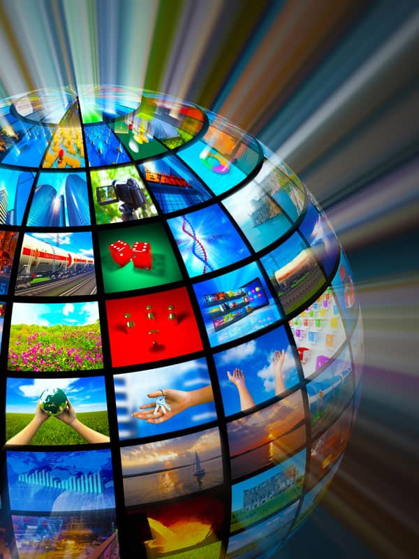 multimedia globe